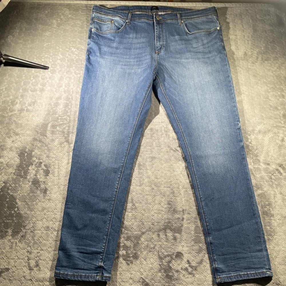 New River Island Jeans Blue Size 42by32 Skinny Stretch